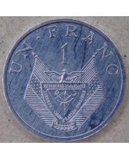 Руанда 1 франк 1985 UNC. арт. 5559
